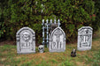 22-Inch Photoreal Skull Halloween Tombstone