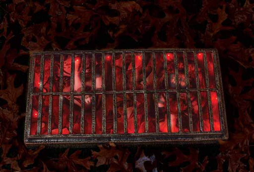 Décoration d'Halloween : égout hanté avec clowns lumineux