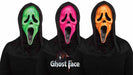 Fluorescent Green Ghost Face Mask