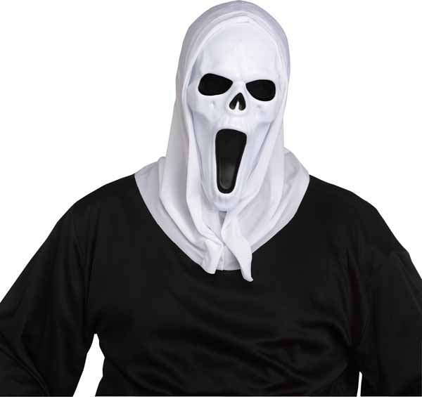 White Banshee Ghost Mask for Adults