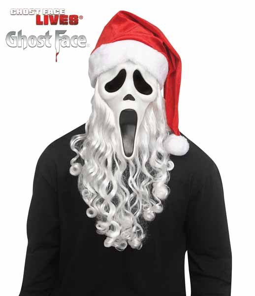 Ghost Face Santa Mask