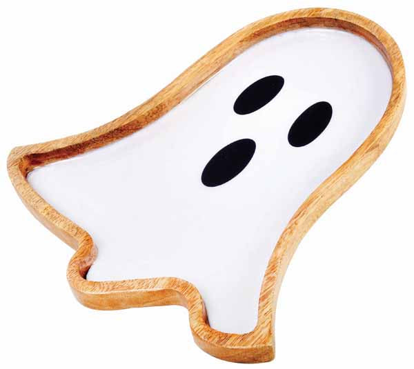 9-Inch Ghost Halloween Tray
