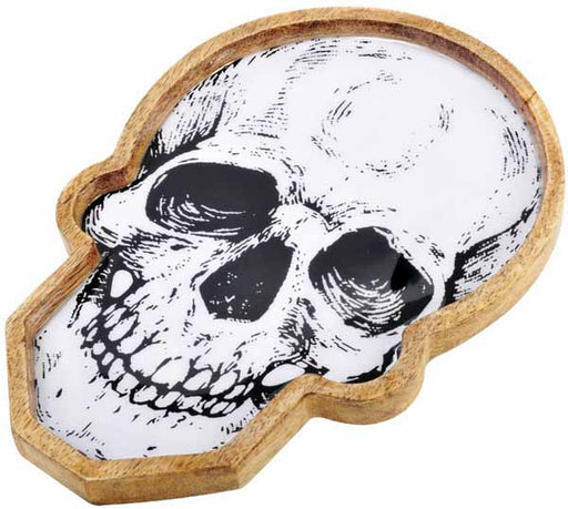 9-Inch Skull Halloween Dish