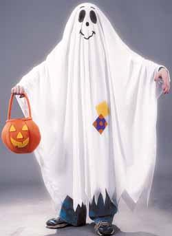 Friendly Ghost Child Costume, Small 4-6