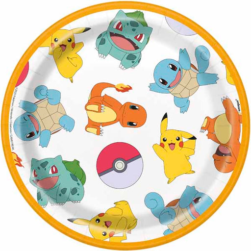 Pokémon 7-Inch Paper Plates