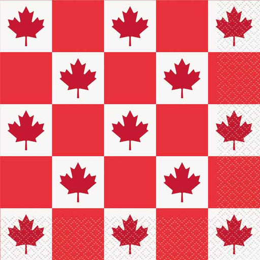 Canada Day Luncheon Napkins, 16 Pack