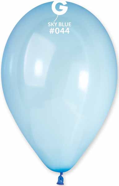 GEMAR 13" PASTEL SKY BLUE #044 50/BAG