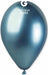 Gemar 13" Shiny Blue #092 Latex Balloons, 25 Count