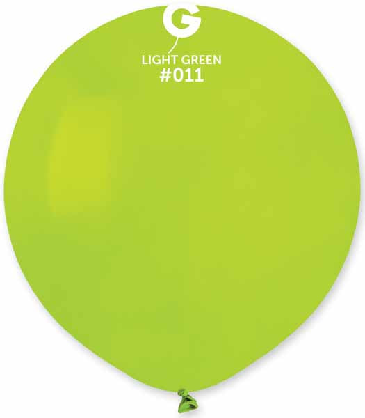 Gemar 19-Inch Light Green Latex Balloons, 25 Count