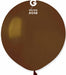 Gemar 19-Inch Brown #048 Latex Balloons, 25 Count