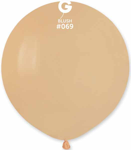 Gemar 19-Inch Blush Latex Balloons #069, 25 Count