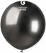 Gemar 19" Shiny Grey #090 Latex Balloons, 25 Count