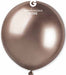 Gemar 19-Inch Shiny Rose Gold Latex Balloons, 25 Count