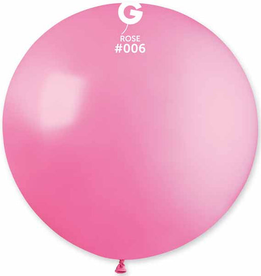 Gemar 31-Inch Rose #006 Latex Balloon, 1 Count