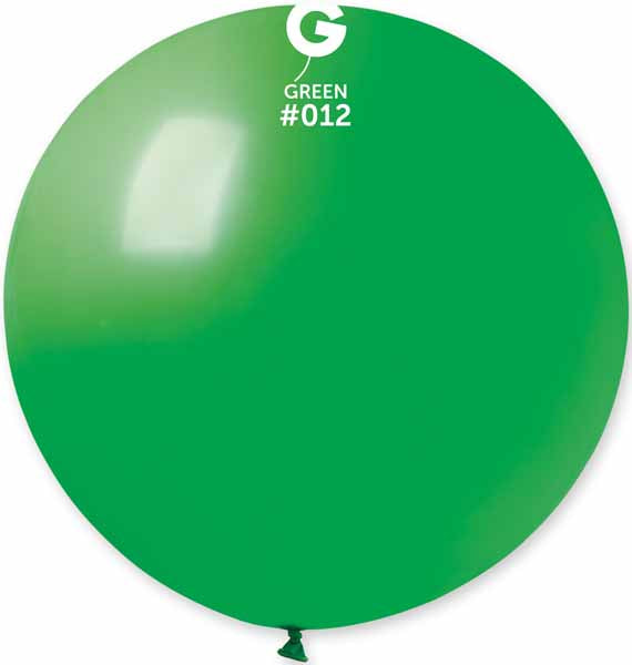Gemar 31" Green #012 Latex Balloon, 1 Count
