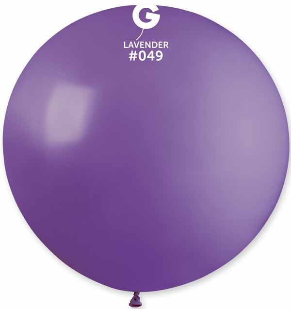 Gemar 31-Inch Lavender Latex Balloon #049, 1 Count