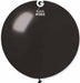 Gemar 31" Metallic Black Latex Balloon #065, 1 Count