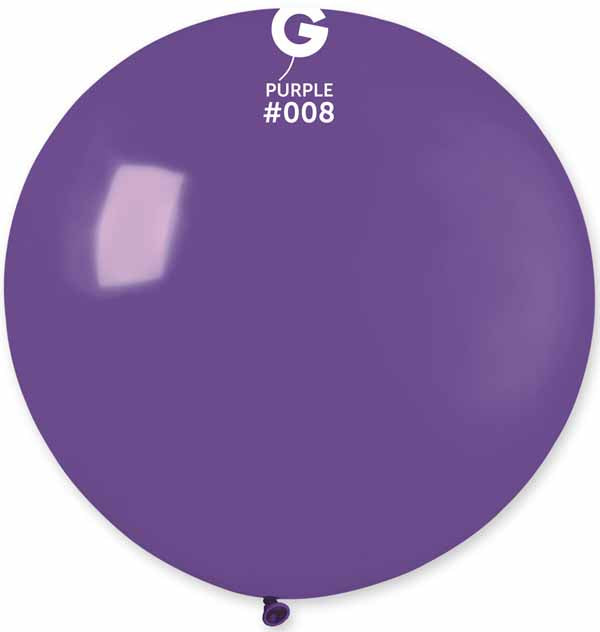 Gemar 31-Inch Purple Latex Balloon #008, 1 Count