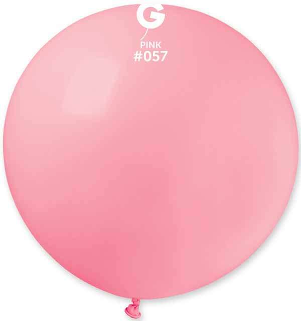 Gemar 31" Pink #057 Latex Balloon, 1 Count