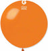 Gemar 31" Metallic Orange Latex Balloon #031, 1 Count