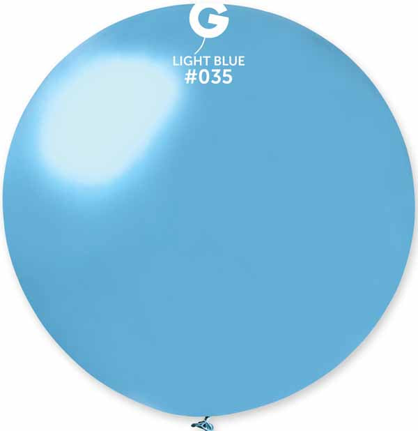 GEMAR 31" METALLIC LT BLUE #035 1/BAG