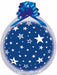 Gemar 18-Inch White Stars Latex Stuffing Balloons, 25 Count