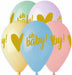 Gemar 13" Oh Baby Printed Latex Balloons, 50 Count