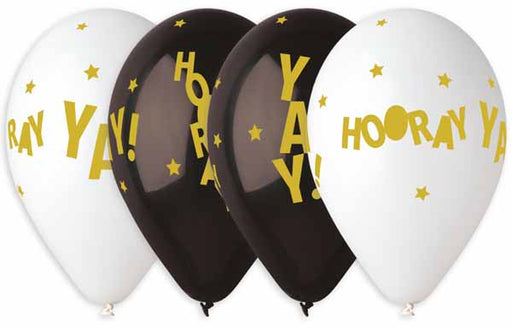 GEMAR 13" GOLD YAY & HOORAY 50/BAG