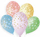 Gemar 13-Inch Congrats Golden Dots Latex Balloons, 50 Count