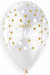 GEMAR 13" HBD GOLDEN DOTS ON CLEAR 50/BG