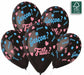 Gemar 13-Inch Garçon/Fille Balloons, 50 Count