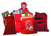 Red Velvet Santa Toy Bag - (1/Pk)