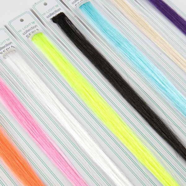 Purple Clip-In Hair Highlight, 18 Inch