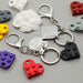 Handmade LEGO Heart Keychain - Personalized LEGO Love Gifts