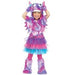 Baby Girl's Polka Dot Monster Toddler Costume, Pink/Blue, Large 3T/4T