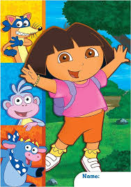 Multicolor Dora and Friends Loot Bag: Adventure-themed Party Favor! (24/Pk)