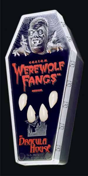Foothills Werewolf Costume Fangs, Large