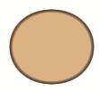 Graftobian HD Powder Foundation Refill in Cinnamon Honey