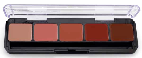 Graftobian Warm 5 Colour Lip Color Palette