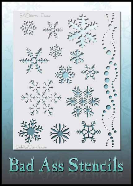 Graftobian Bad Ass Frozen Makeup Stencil