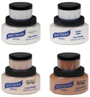 Graftobian Face Powder in Skin Dark, 0.7 oz