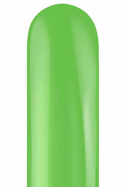 TUFTEX 260 Lime Green Latex Twisting Balloons, 50 Count