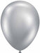 TUFTEX Effects Silvery 11 Inch Latex Balloons, 50 Pack