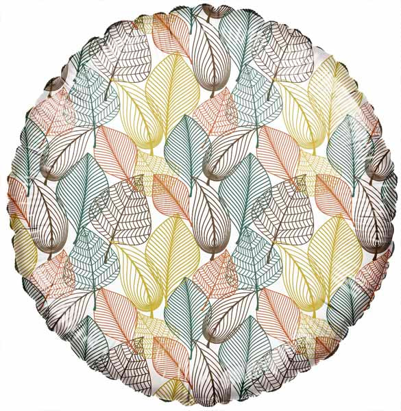 TUFTEX Boo La La Leaves 18" Foil Balloon