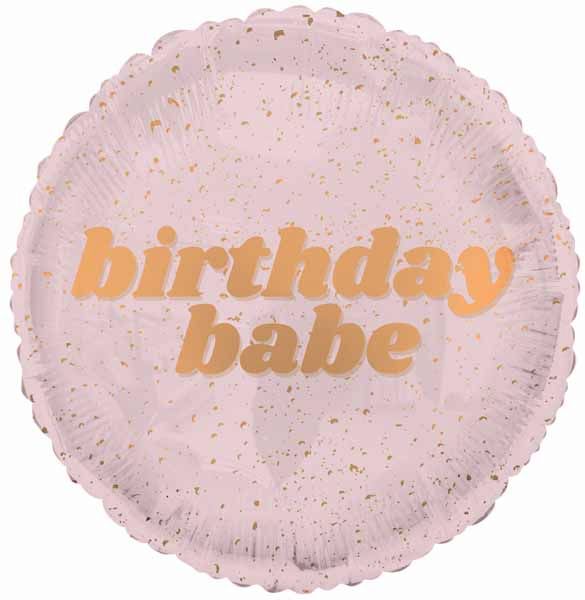 TUFTEX 18" 24K Birthday Babe Foil Balloon