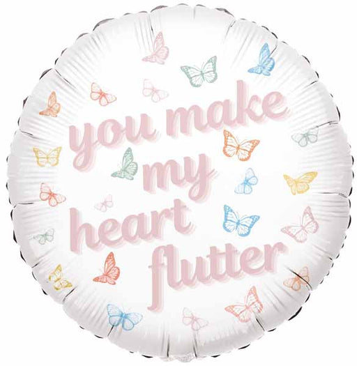 TUFTEX Heart Flutter 18-Inch Foil Balloon