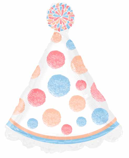 TUFTEX 24-Inch Party Hat Foil Balloon