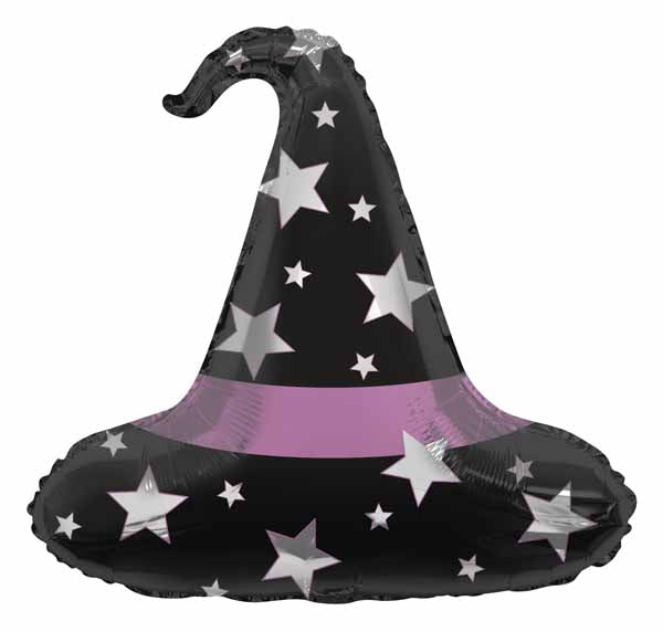 TUFTEX 28-Inch Witch Hat Foil Balloon