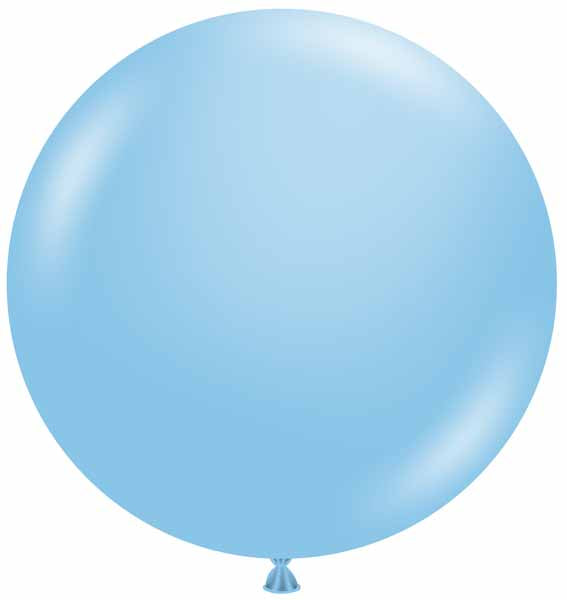 TUFTEX 24-Inch Baby Blue Latex Balloons, 25 Count