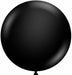 TUFTEX 24-Inch Black Latex Balloons, 25 Pack